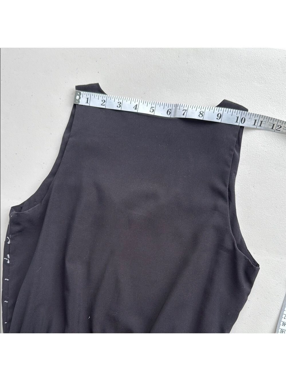 Cokluch Black and White Midi Summer Dress with Pockets - Picture 14 of 15